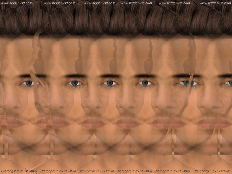 Stereogram by 3Dimka: James. Tags: man,portrait,face, hidden 3D picture (SIRDS)