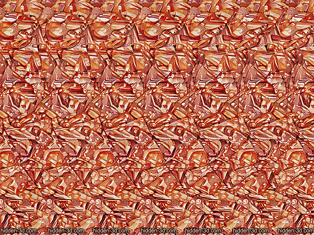 Stereogram by 3Dimka: Power Spike. Tags: rabbit bunny volleyball game funny sports, hidden 3D picture (SIRDS)