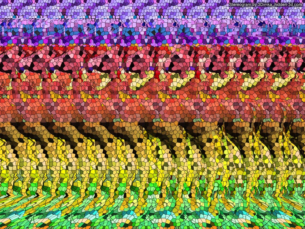 Stereogram by 3Dimka: Loaded transport (Cross-eyed). Tags: camel, crosseyed, chelyabinsk, hidden 3D picture (SIRDS)