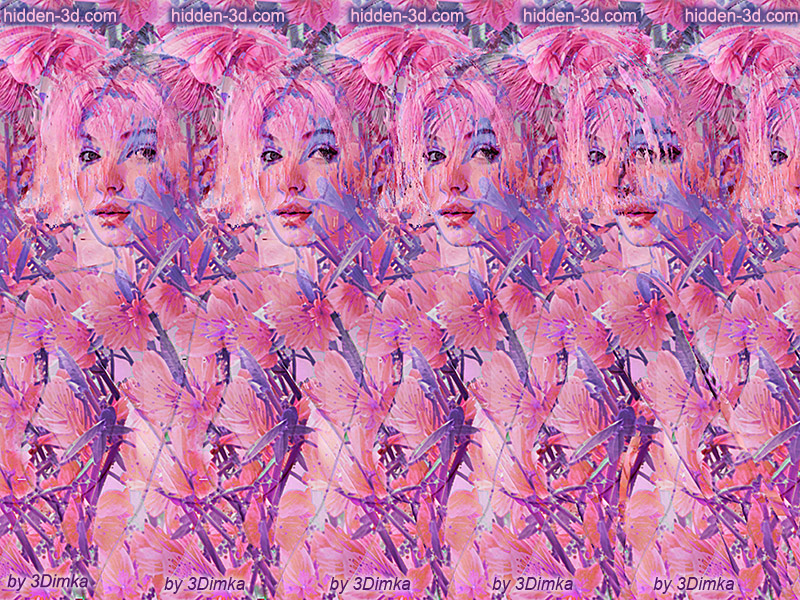 Stereogram by 3Dimka: Naked girl. Tags: nude,naked,girl,wooman,erotic, hidden 3D picture (SIRDS)