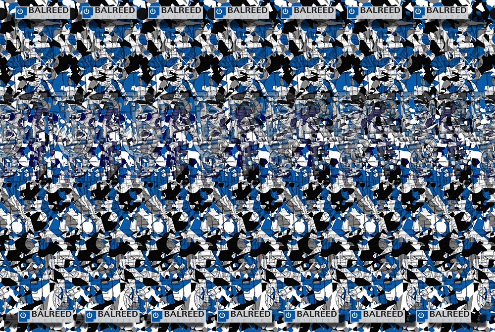 Stereogram by 3Dimka: Logo #1. Tags: logo, balreed, hidden 3D picture (SIRDS)