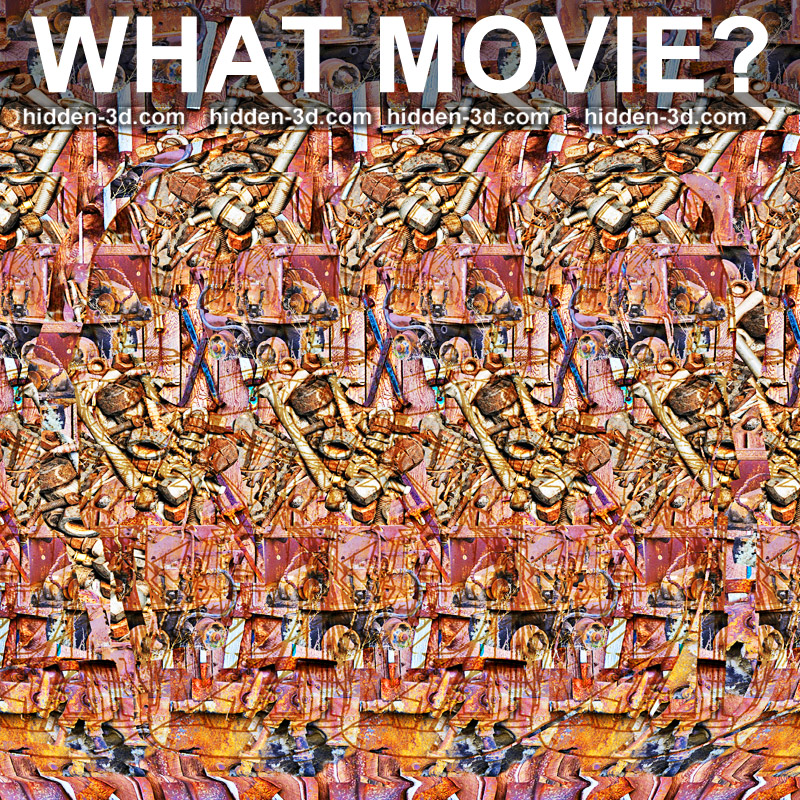 Stereogram by 3Dimka: Guess the movie. Tags: puzzle, hidden 3D picture (SIRDS)