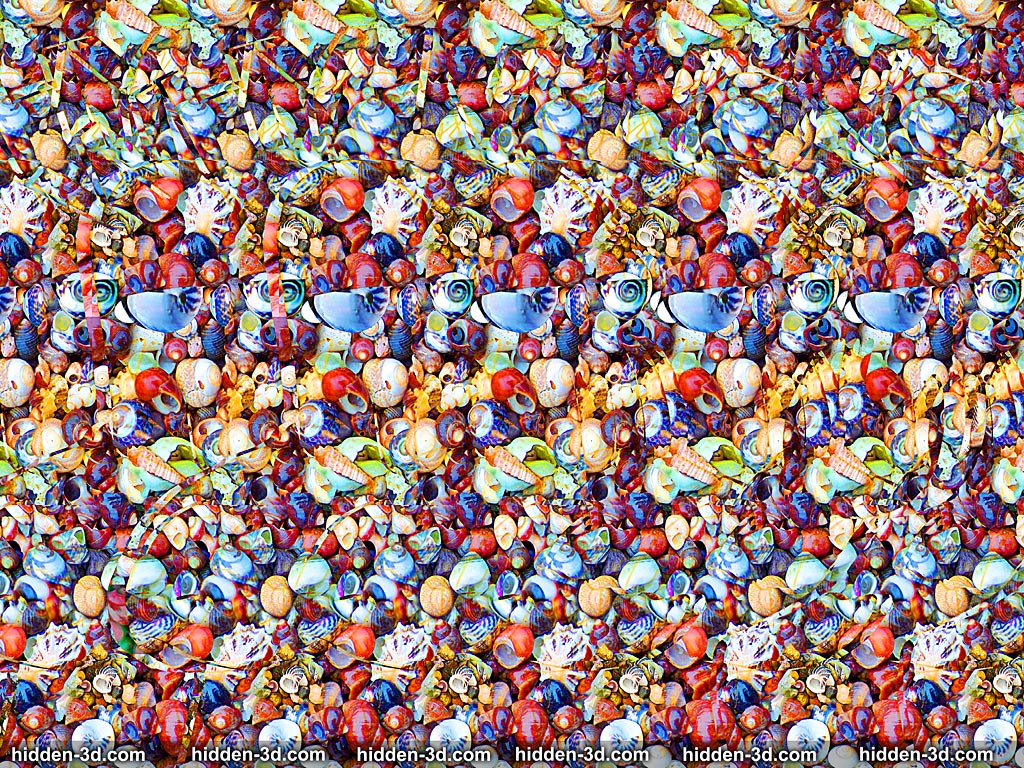 Stereogram by 3Dimka: Guess the movie. Tags: futurama zoidberg why not, hidden 3D picture (SIRDS)