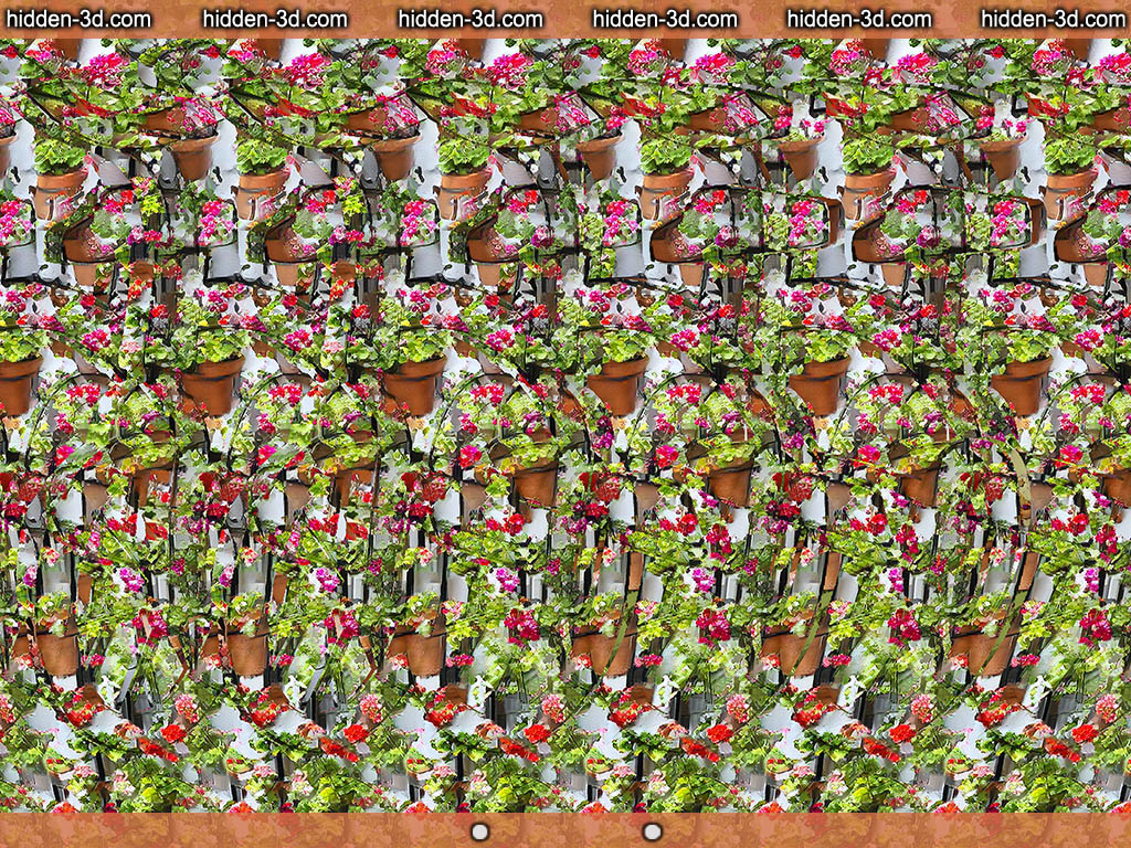 Stereogram by 3Dimka: Student Rider. Tags: trike tricycle wheels , hidden 3D picture (SIRDS)