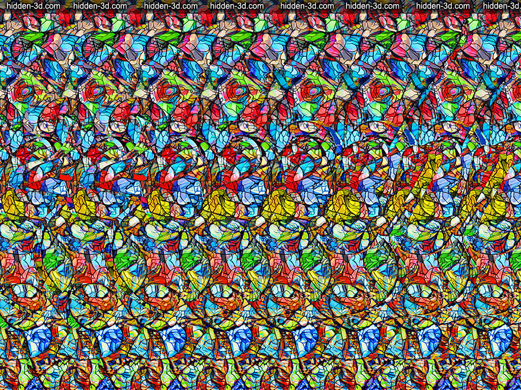 Stereogram by 3Dimka: What Year is it?. Tags: rabbit 2023 glasses happy new year eve celebration, hidden 3D picture (SIRDS)