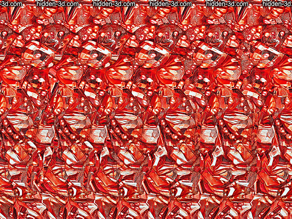 Stereogram by 3Dimka: Flying Puck. Tags: goose duck hockey canada game funny sports, hidden 3D picture (SIRDS)